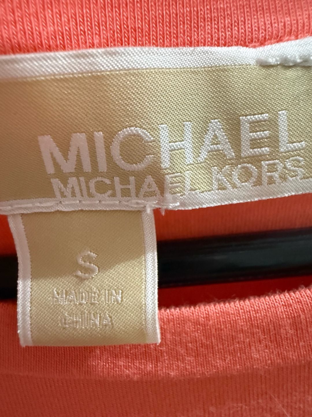 Michael Kors Sleeveless Layered Chiffon Tank Top Size S Coral 5
