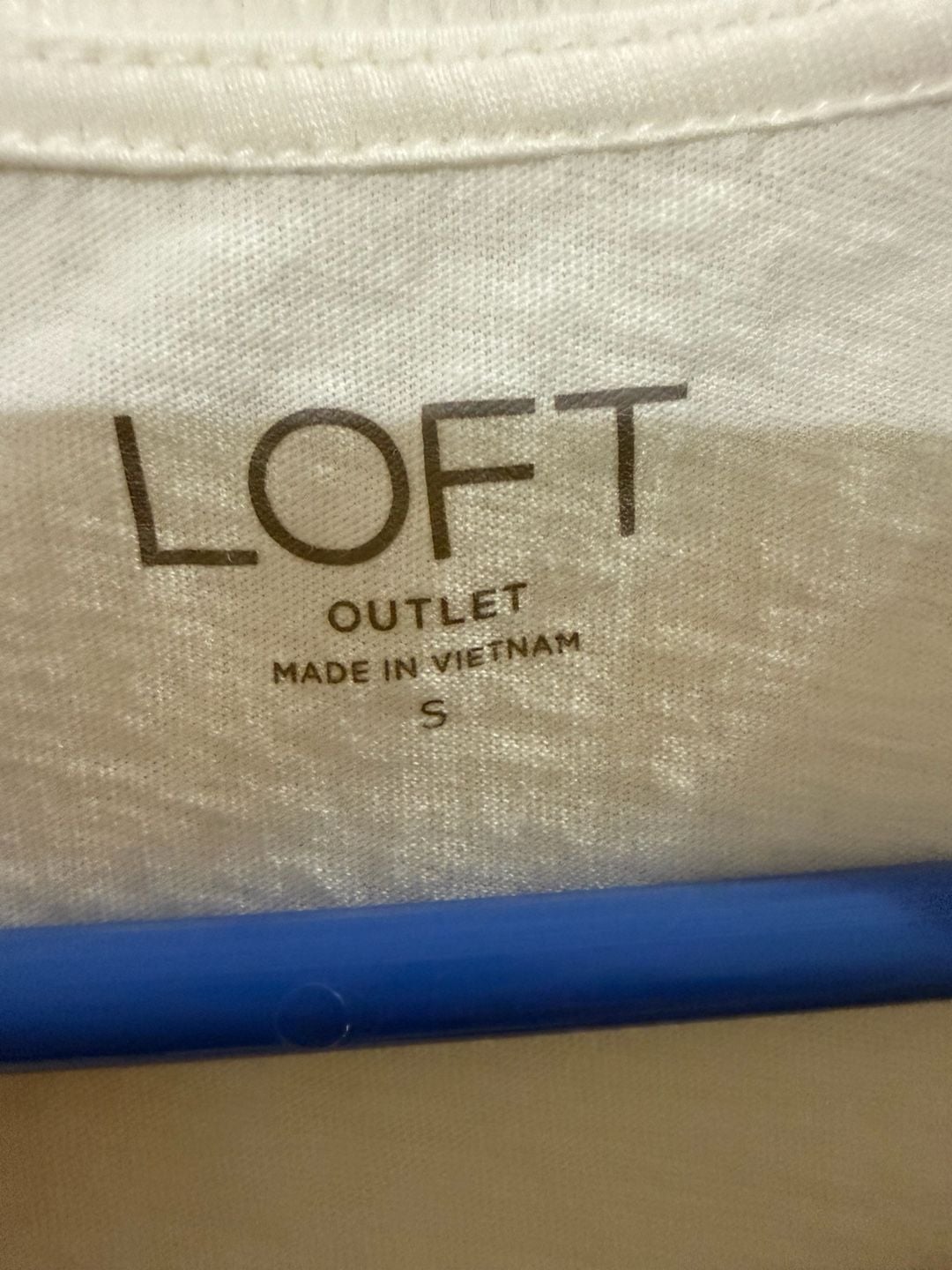 LOFT Outlet Ruffle Tank Top Size S Blue White Floral Print Sleeveless 4