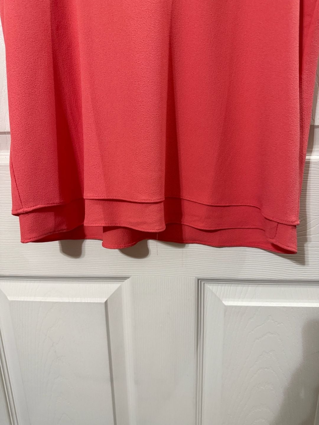 Banana Republic Tank Top Size S Coral Scoop Neck Layered 4