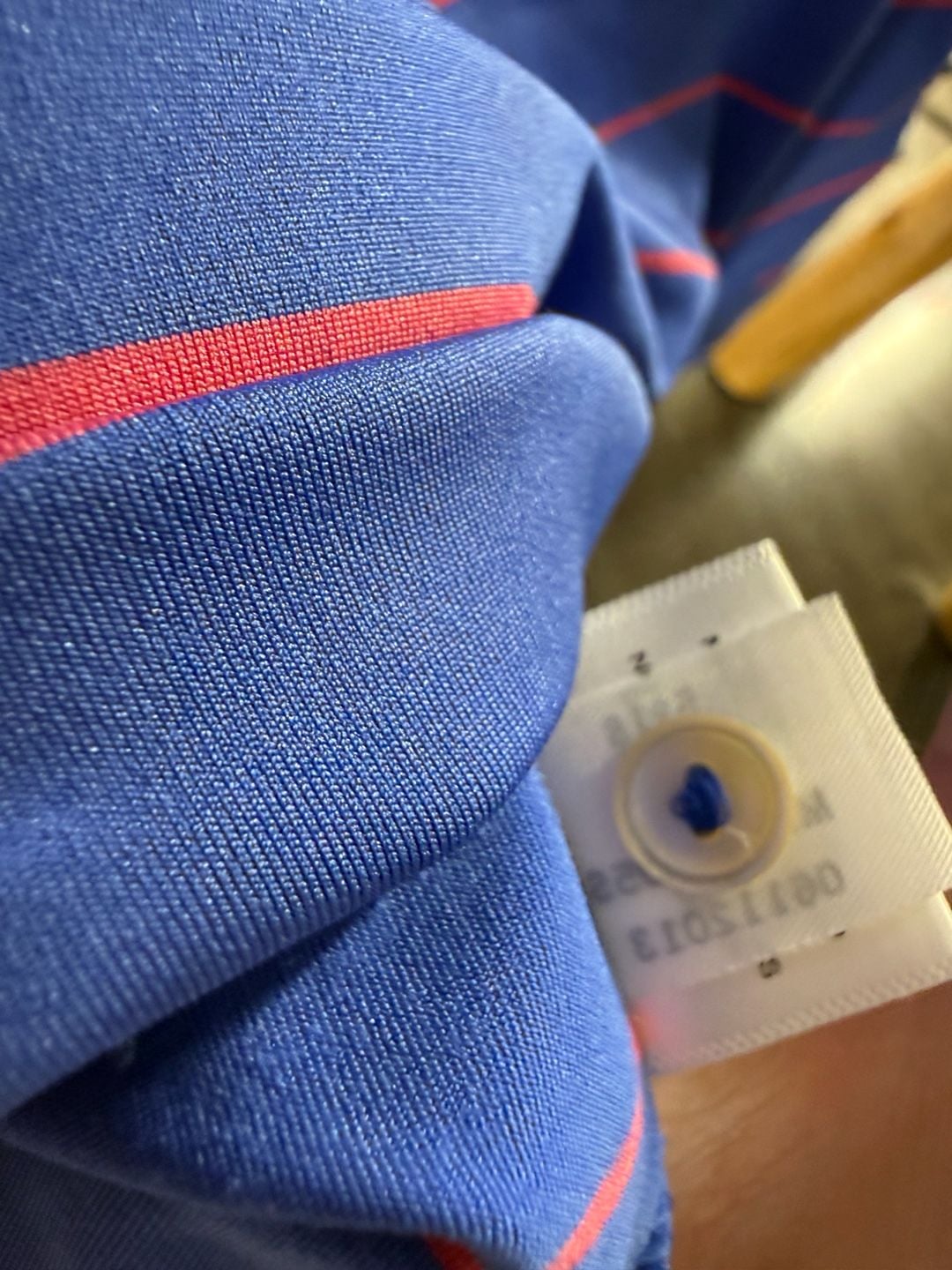 Peter Millar Summer Comfort Polo Shirt Size XL Blue Pink Striped Golf 8