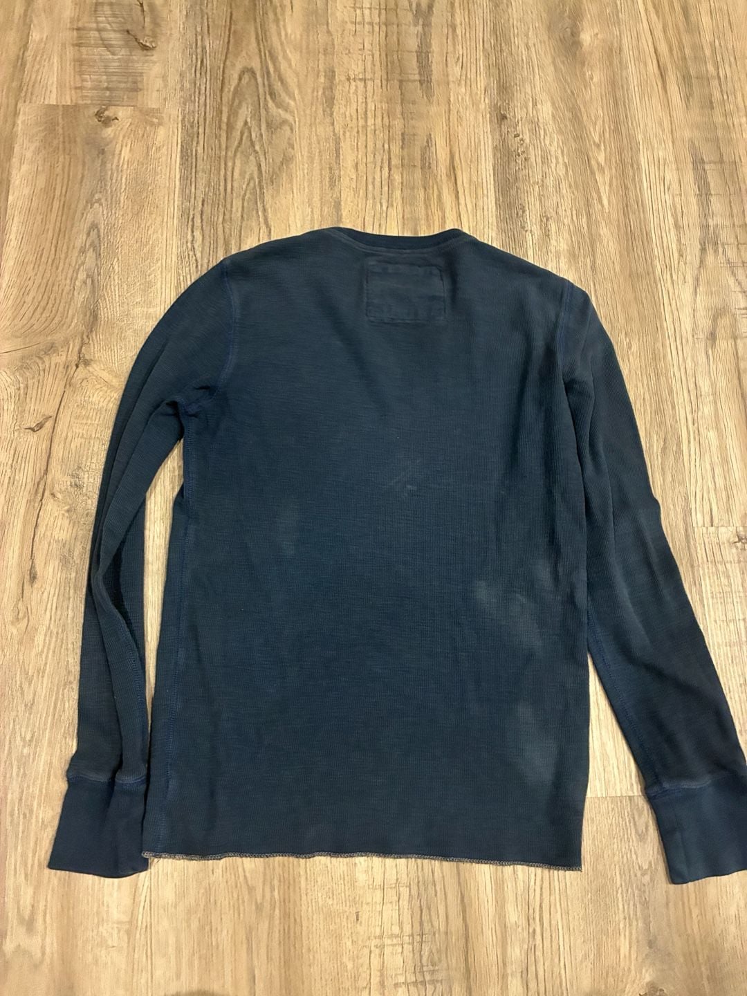 American Eagle Outfitters Thermal Long Sleeve Size S Blue 3