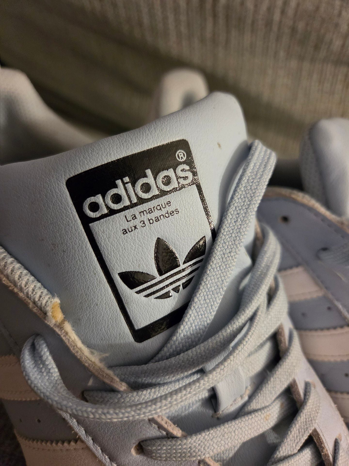 Adidas Superstar Size 10.5 Light Blue Sneakers 4