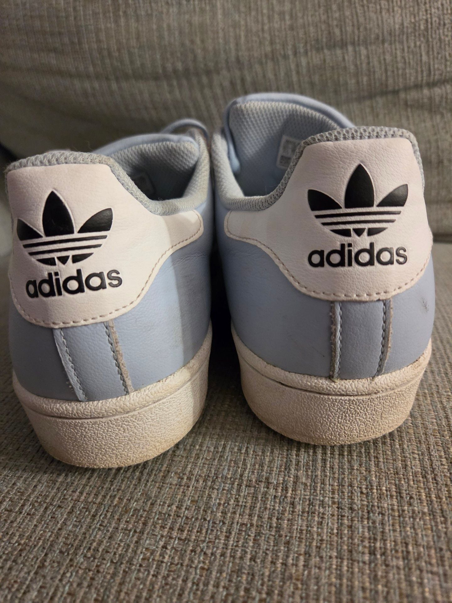 Adidas Superstar Size 10.5 Light Blue Sneakers 6