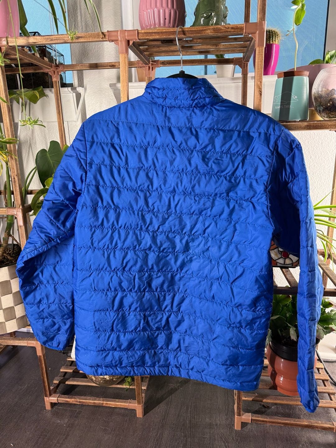 Patagonia Nano Puff Jacket Boy's XL (14) Blue Full Zip Insulated 3