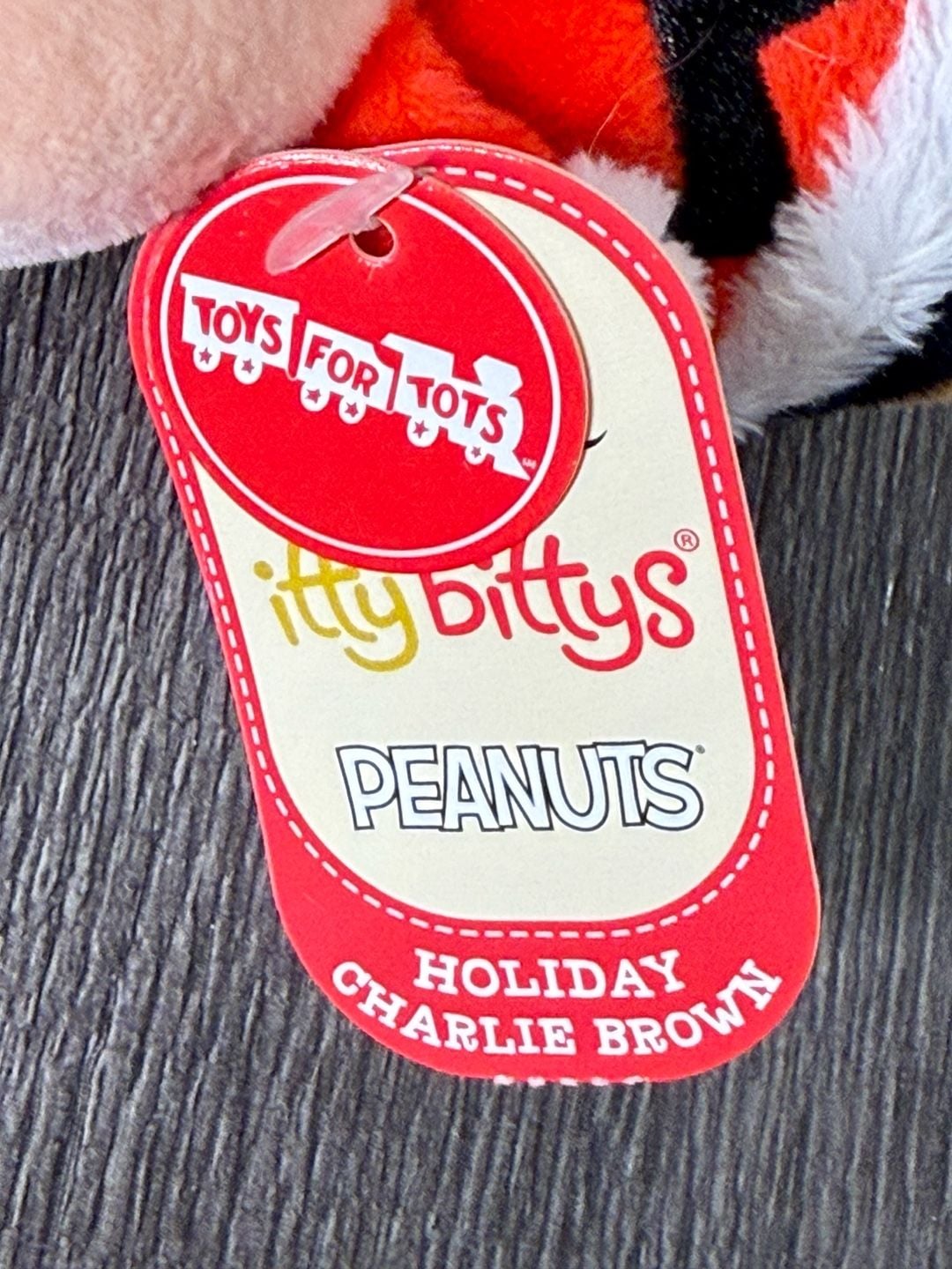 Hallmark Itty Bittys Peanuts Holiday Charlie Brown Plush Toy New 3