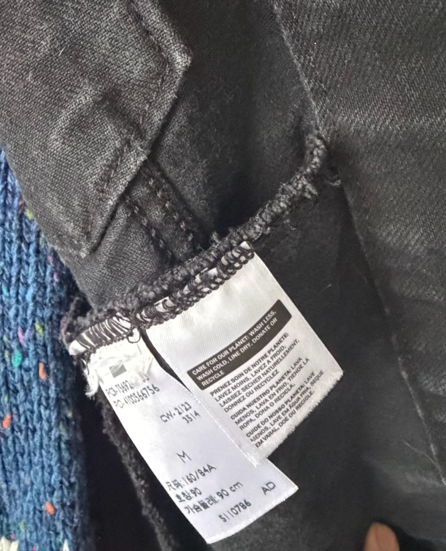 New Levis Hybrid Original Trucker Jacket - Black 6