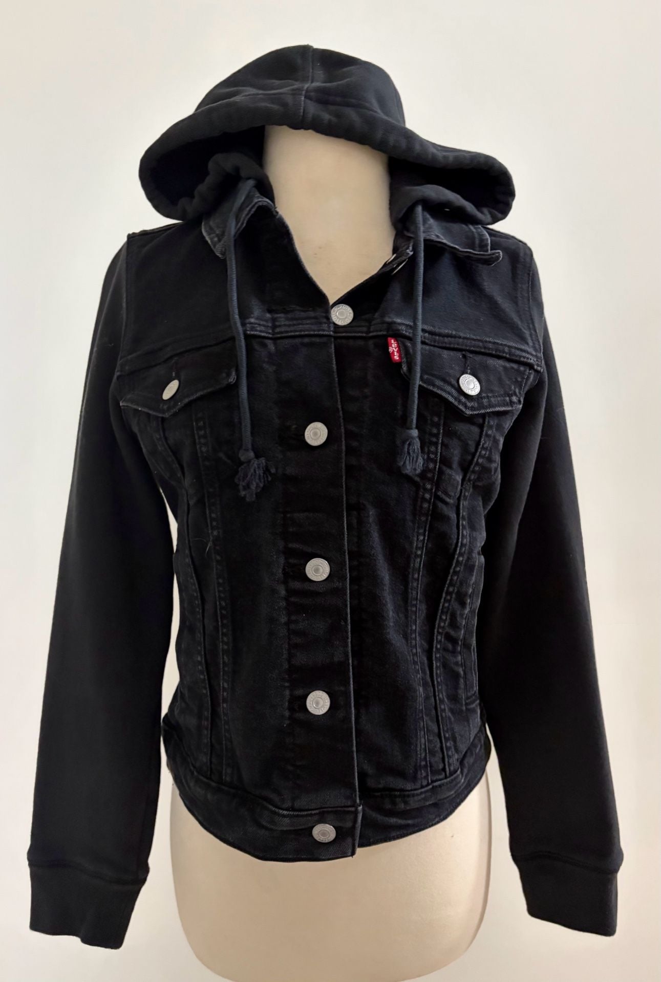 New Levis Hybrid Original Trucker Jacket - Black 8