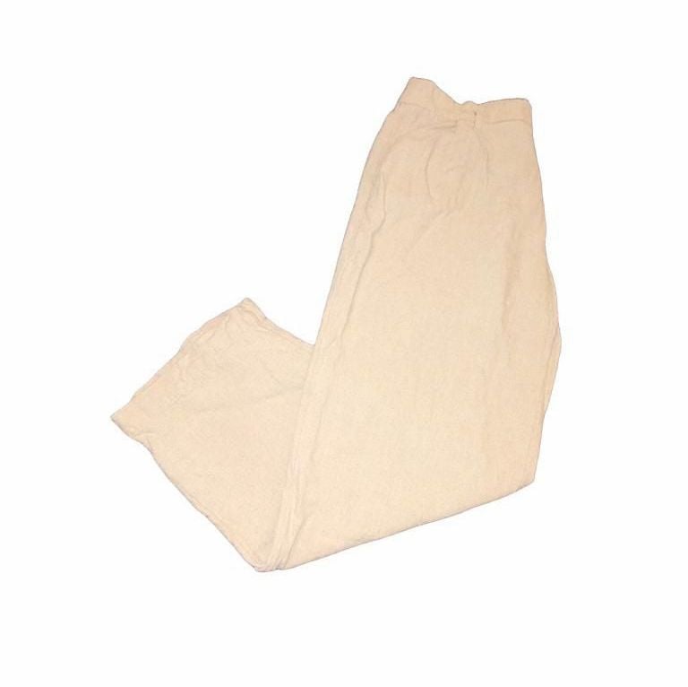 A New Day Women’s Size 12 Linen Blend Beige Wide Leg Pull On Pants Coastal 10