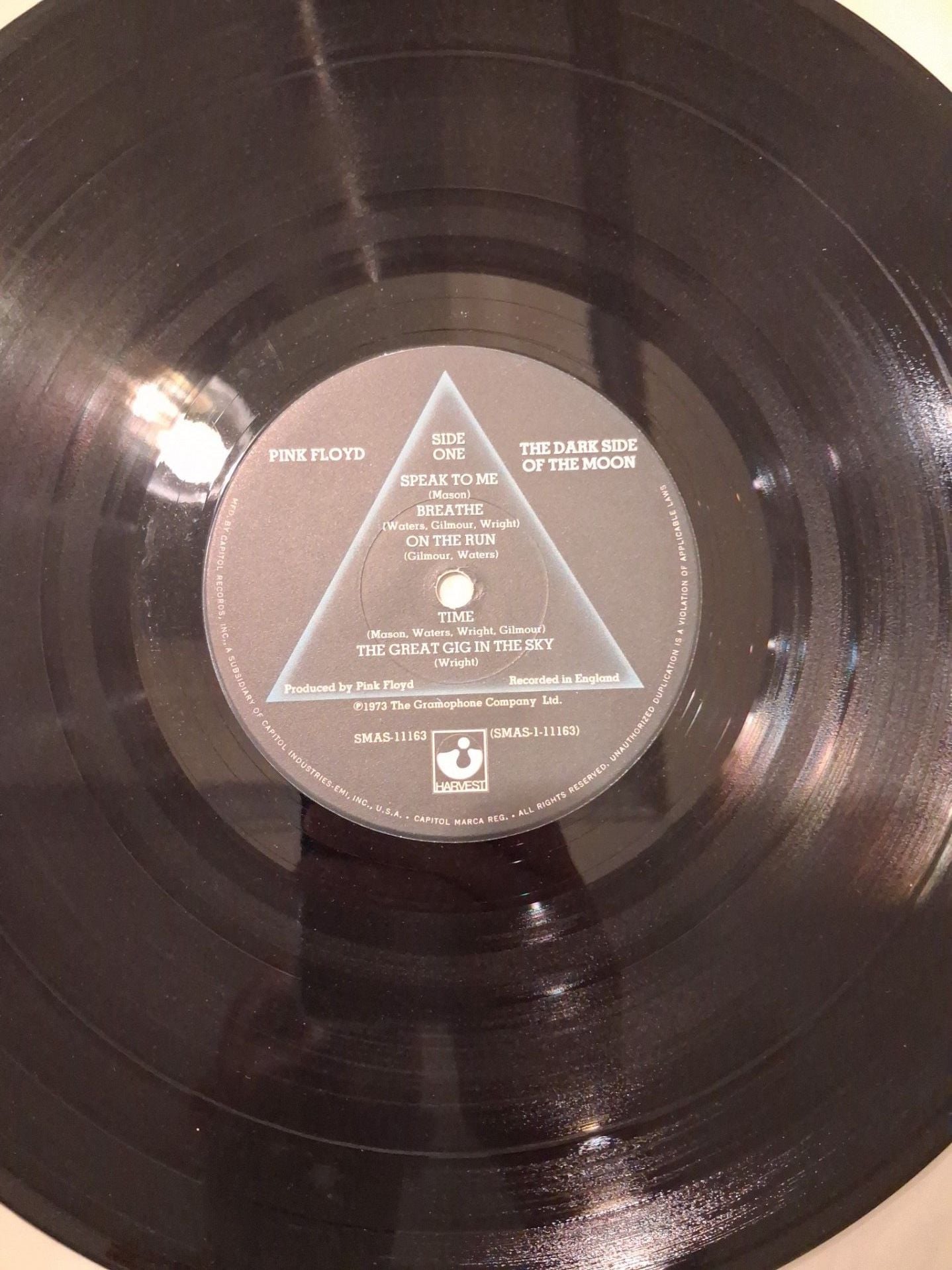 Pink Floyd The Dark Side of the Moon Vinyl LP (1973 US Pressing, SMAS-11163) 4