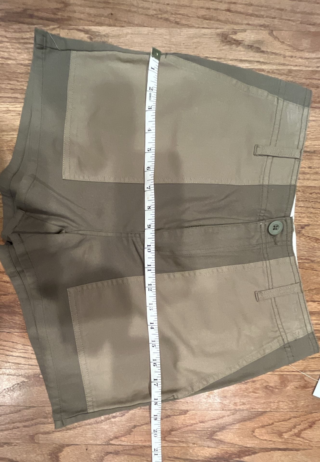 Brixton Vancouver Short Size 2 to 4 Military Olive High Waisted Utility Shorts 10