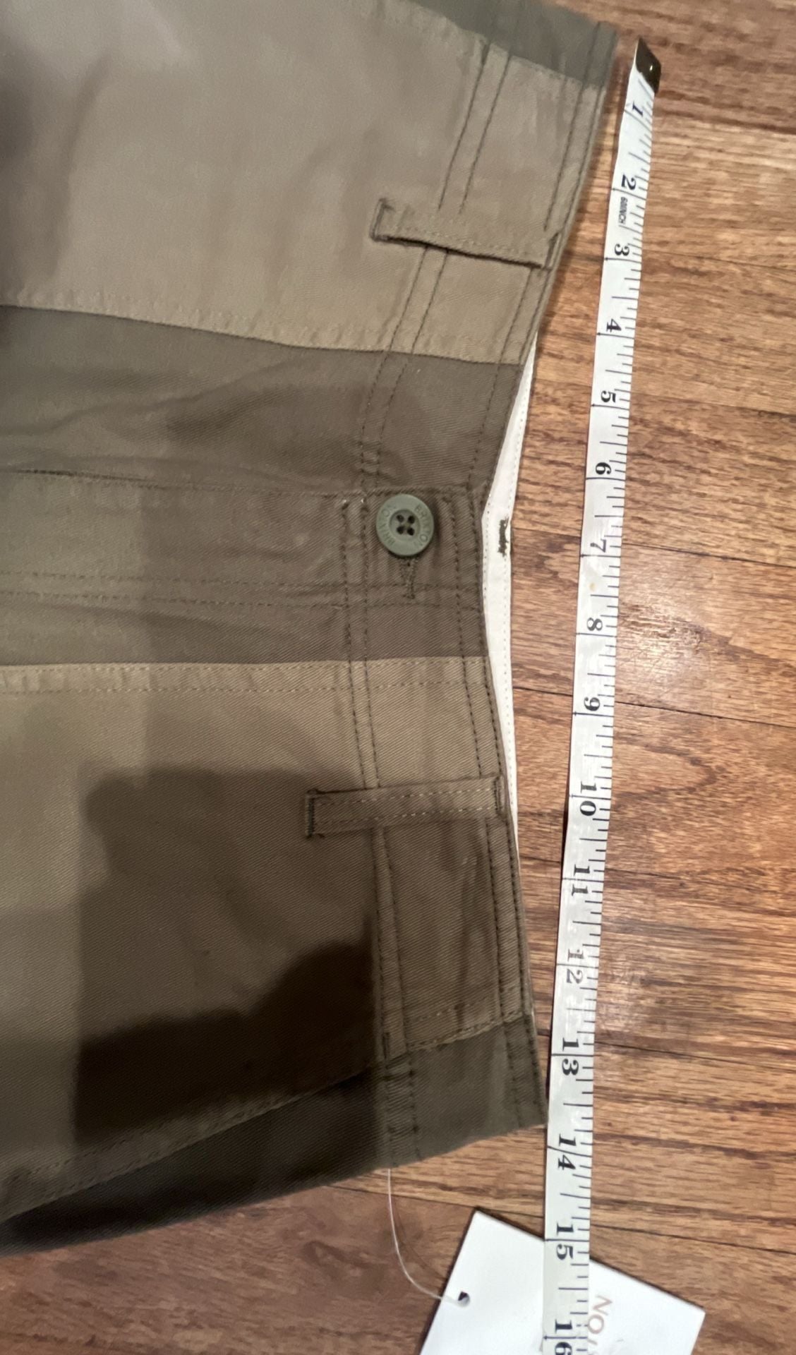 Brixton Vancouver Short Size 2 to 4 Military Olive High Waisted Utility Shorts 11