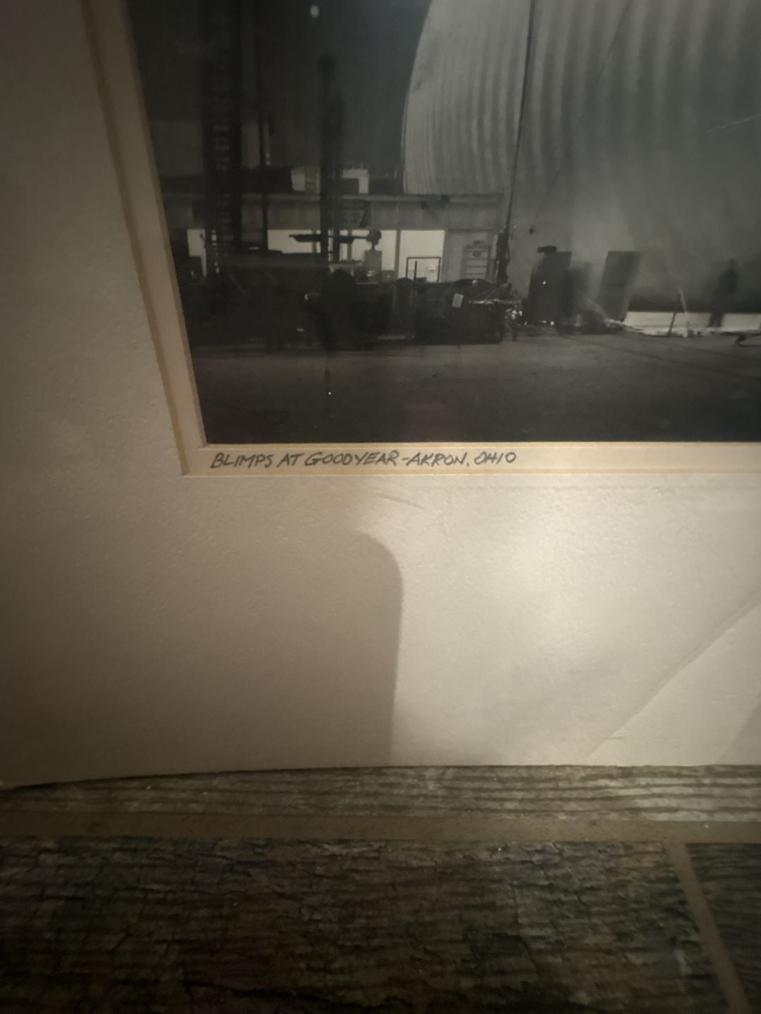Vintage Tom Riggs Blimps at Goodyear Akron Ohio Framed Photo Print 2