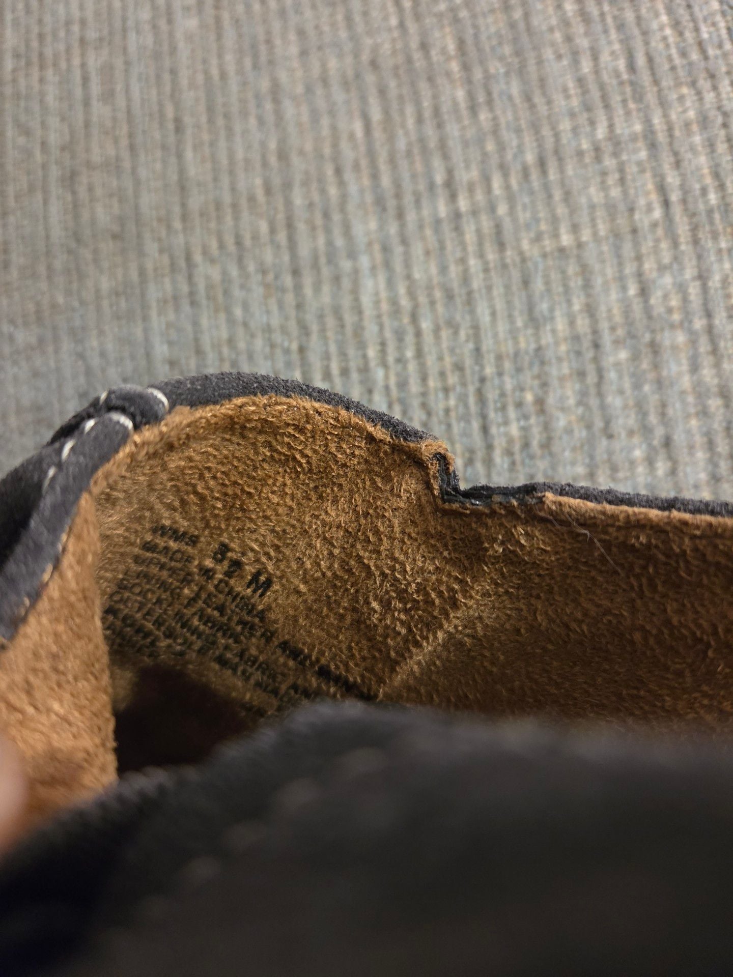 Natural Soul Fanner Size 7.5 Grey Suede Mules 8