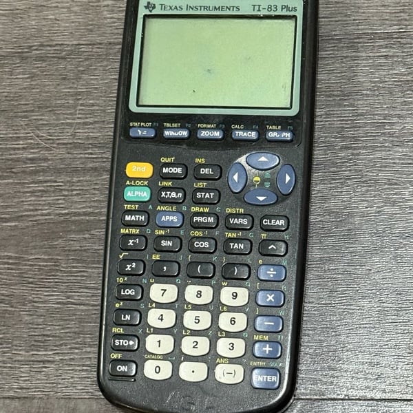 Texas Instruments TI-83 Plus Graphing Calculator Black