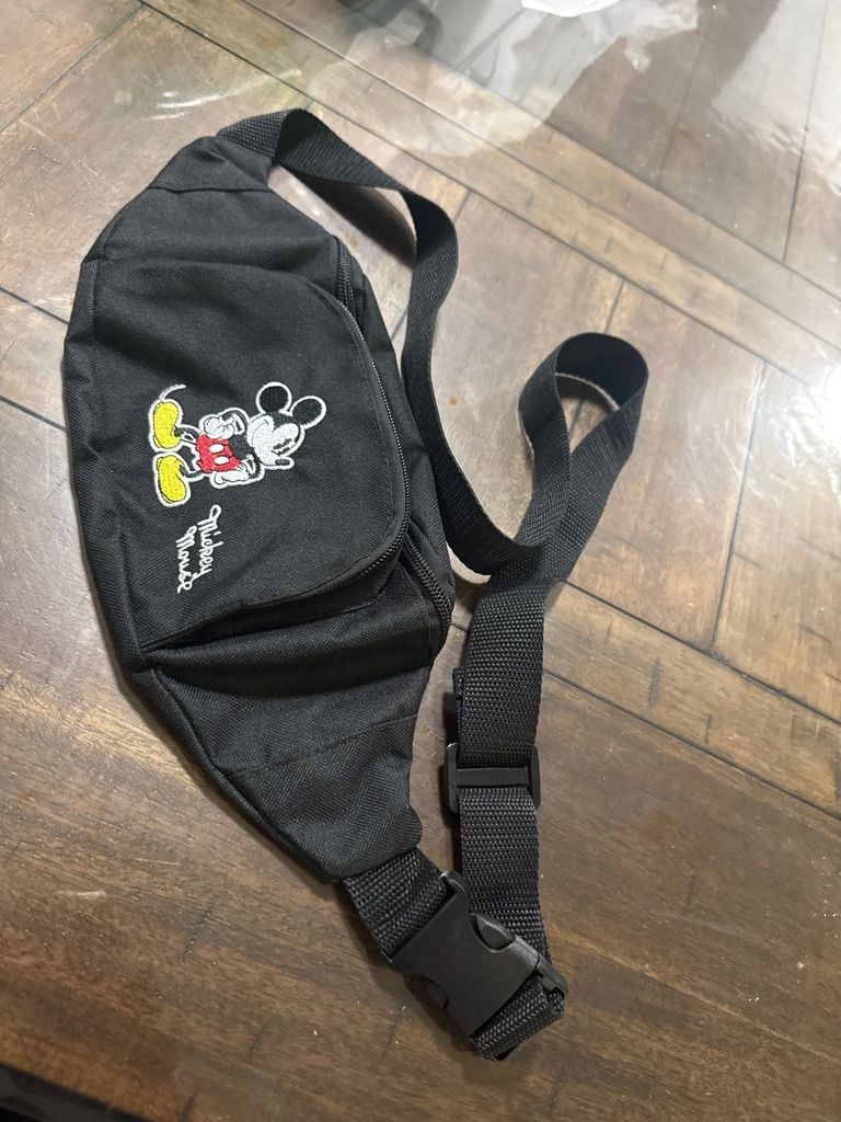 Disney Mickey Mouse Black Fanny Pack Belt Bag 1