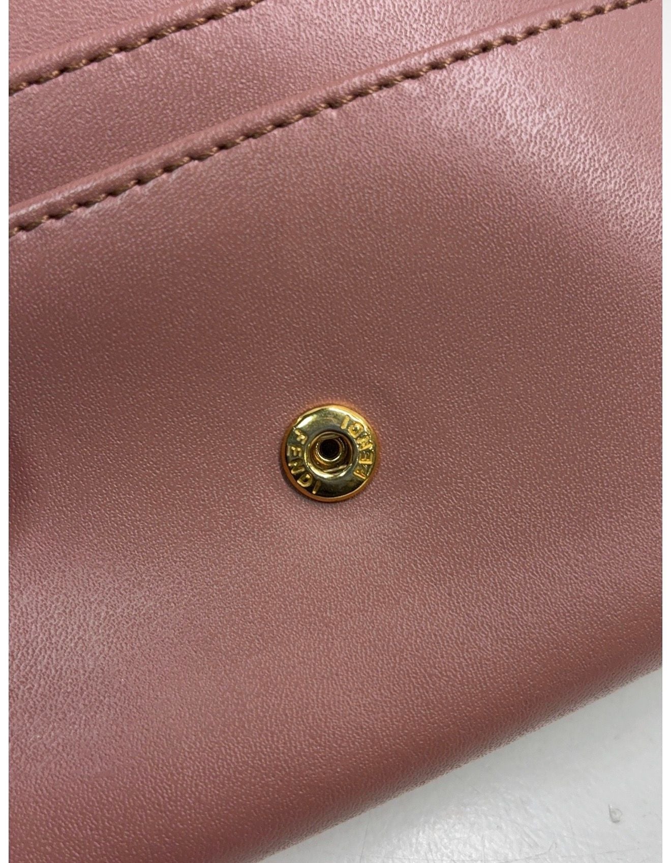 Fendi By The Way Long Wallet Pink Leather 7