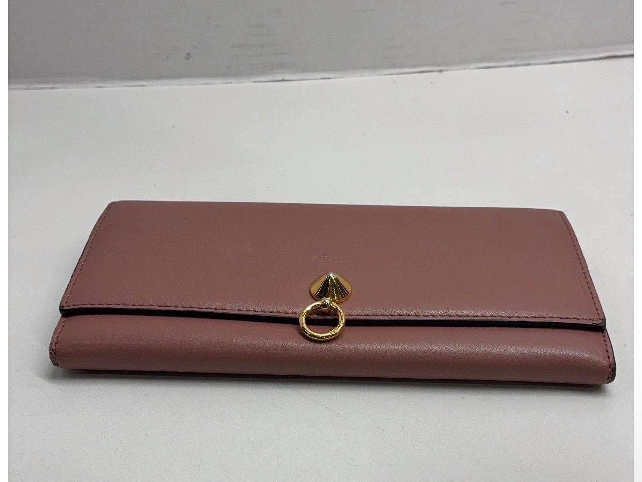 Fendi By The Way Long Wallet Pink Leather 11