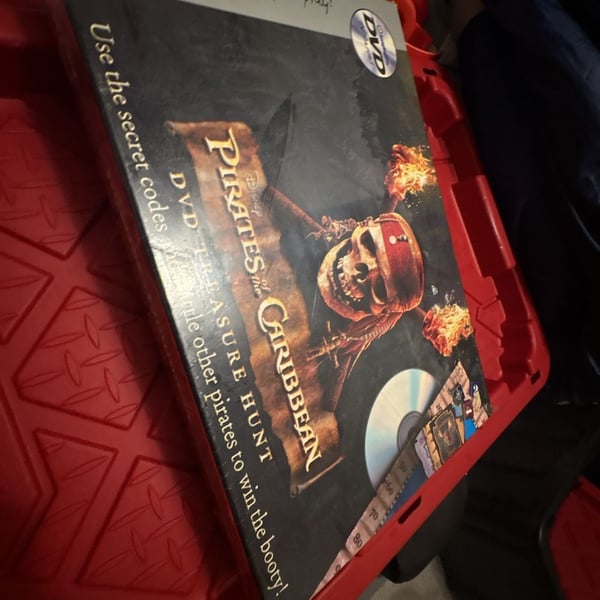 Disney Pirates of the Caribbean DVD Treasure Hunt Board Game