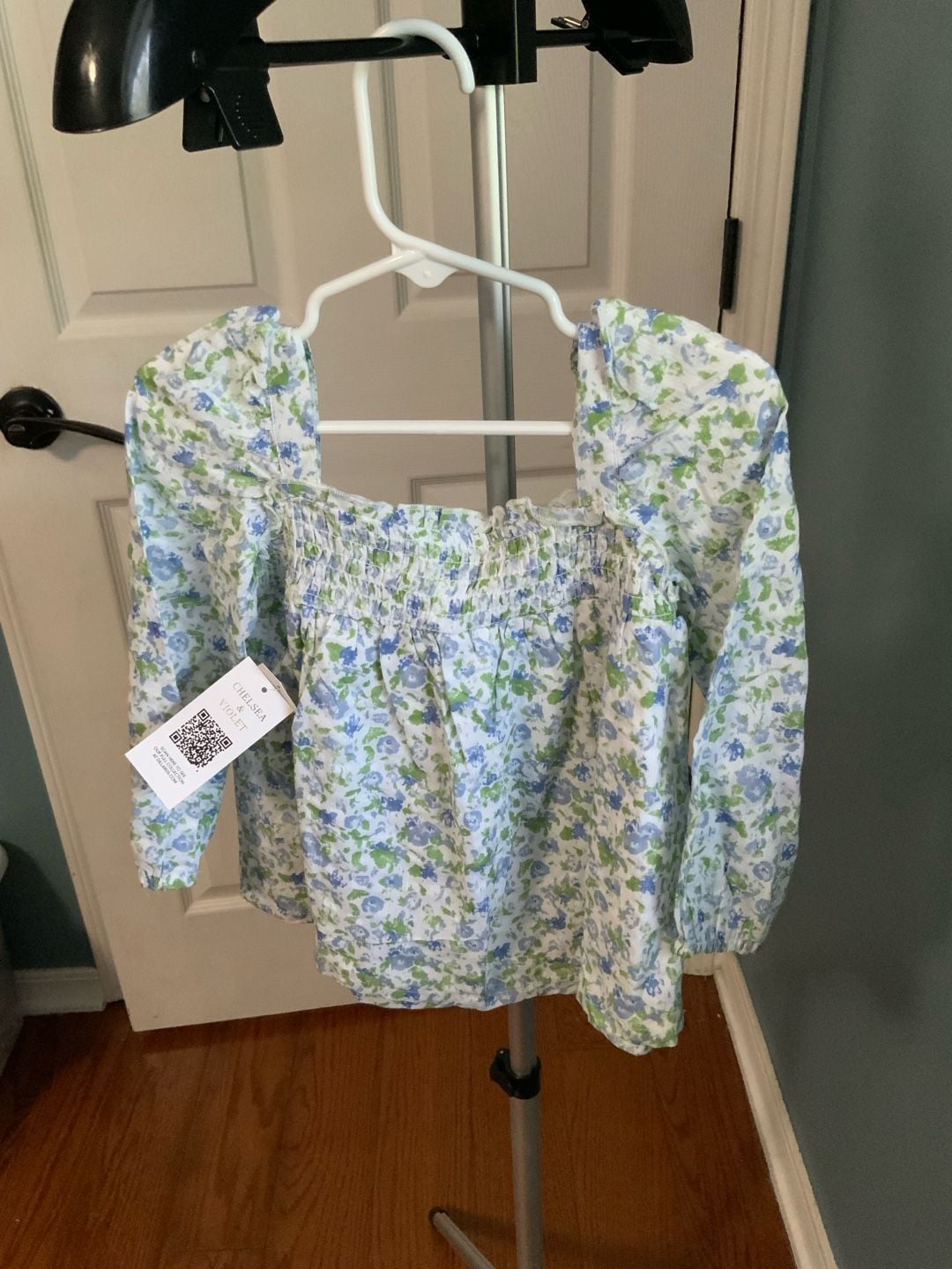 Chelsea & Violet Girls Floral Long Sleeve Top 4T 2