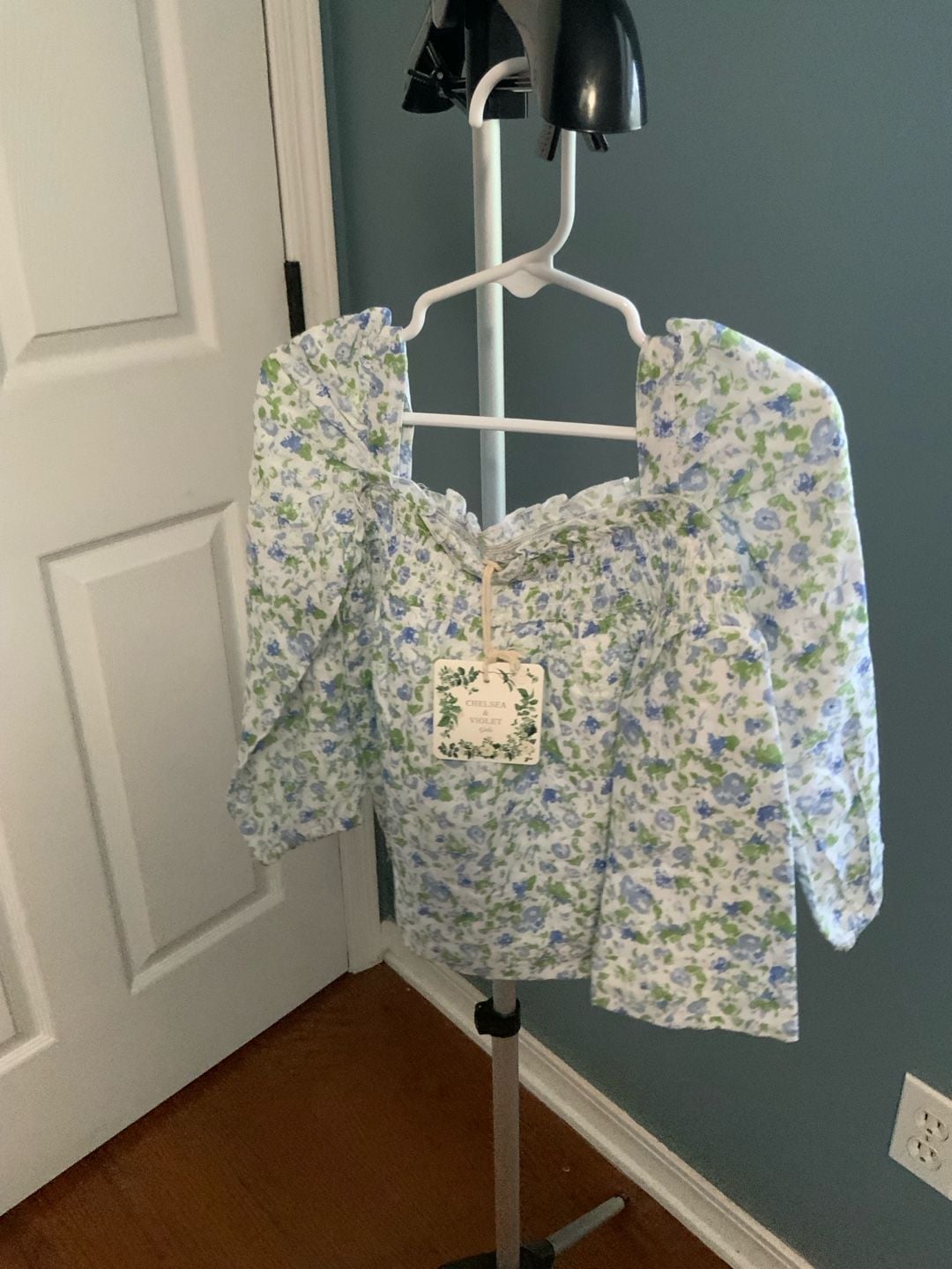 Chelsea & Violet Girls Floral Long Sleeve Top 4T 3