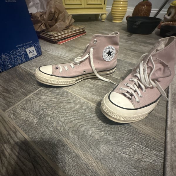 Converse Chuck 70 High Top Sneakers Pink Canvas