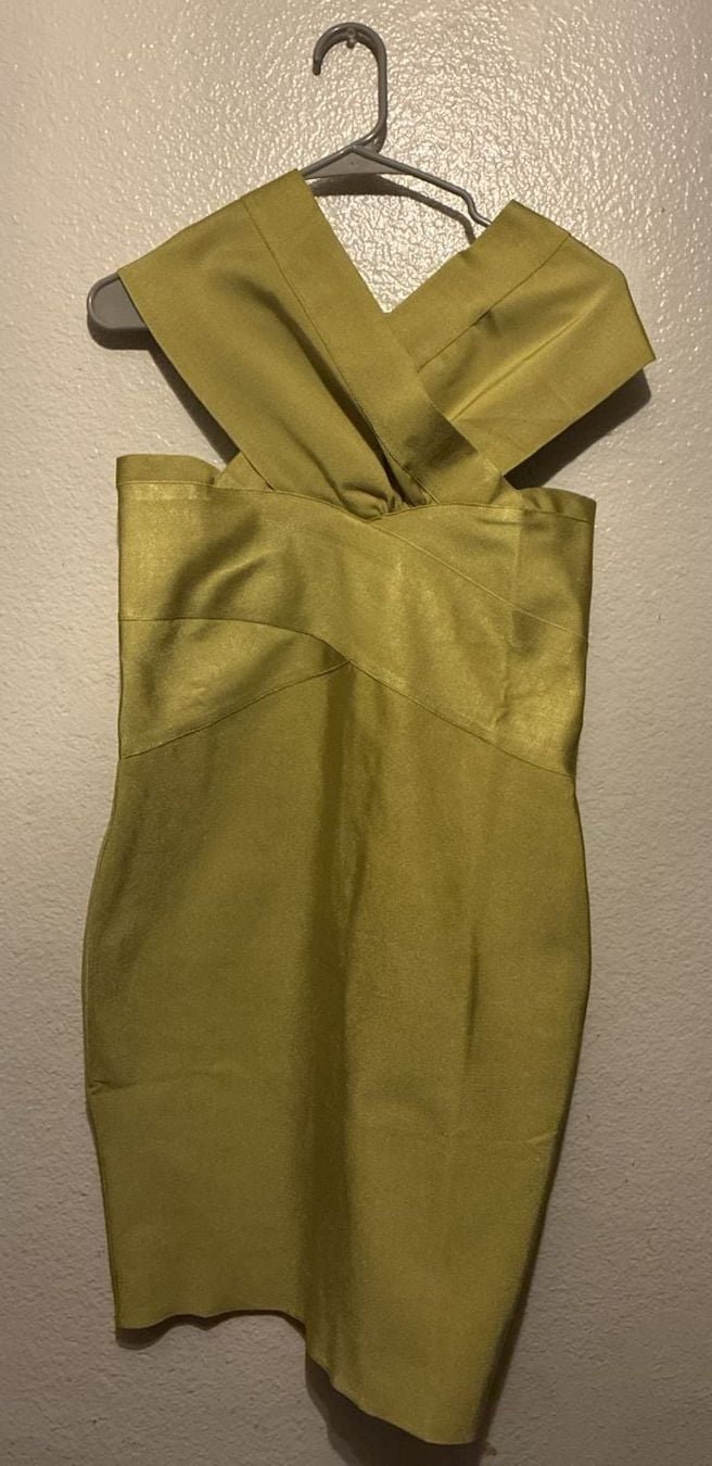 Fashion Nova Dolled Up For You Bandage Midi Dress Size XL 2