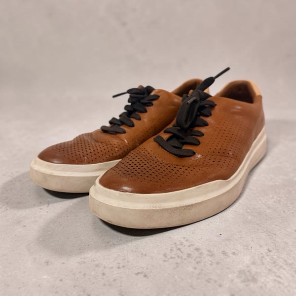 Cole Haan GrandPrø Rally Laser Cut Sneaker British Tan Leather