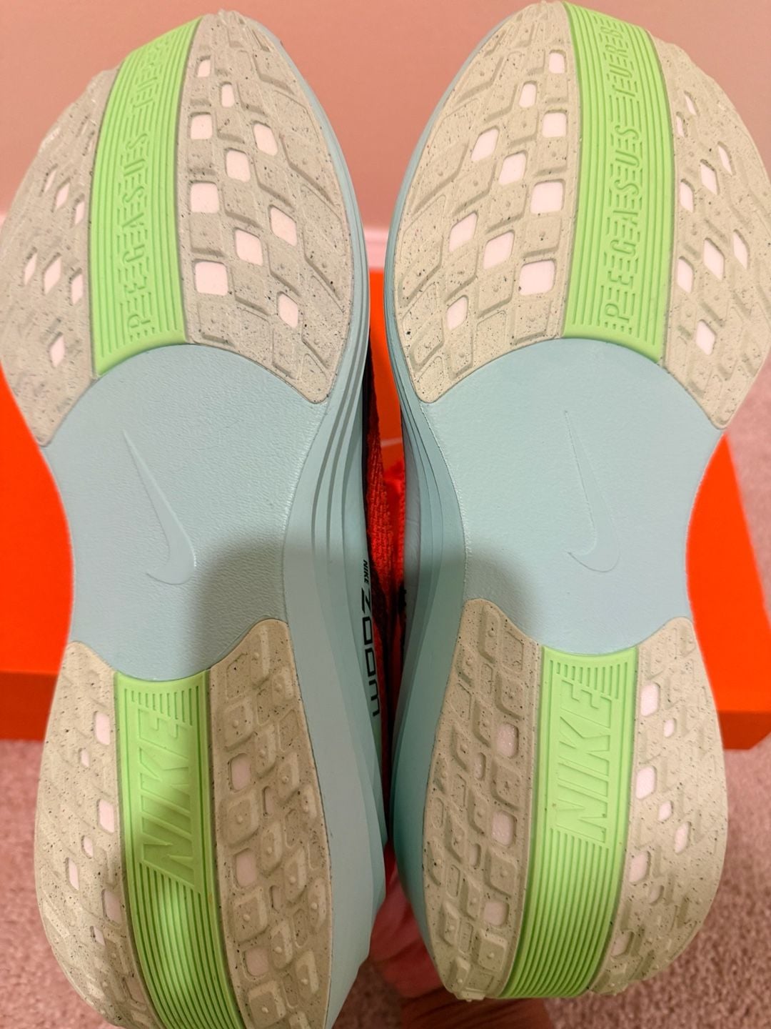 Nike Pegasus Plus Running Shoes Bright Crimson Lime Blast 5