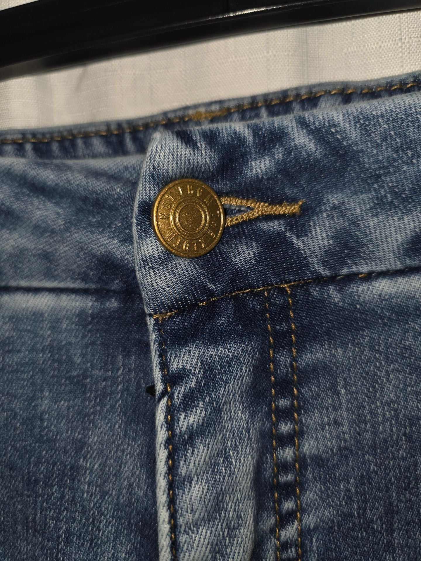 KUT from the Kloth Jodi Fab Ab Wide Leg Jeans Size 14W 4