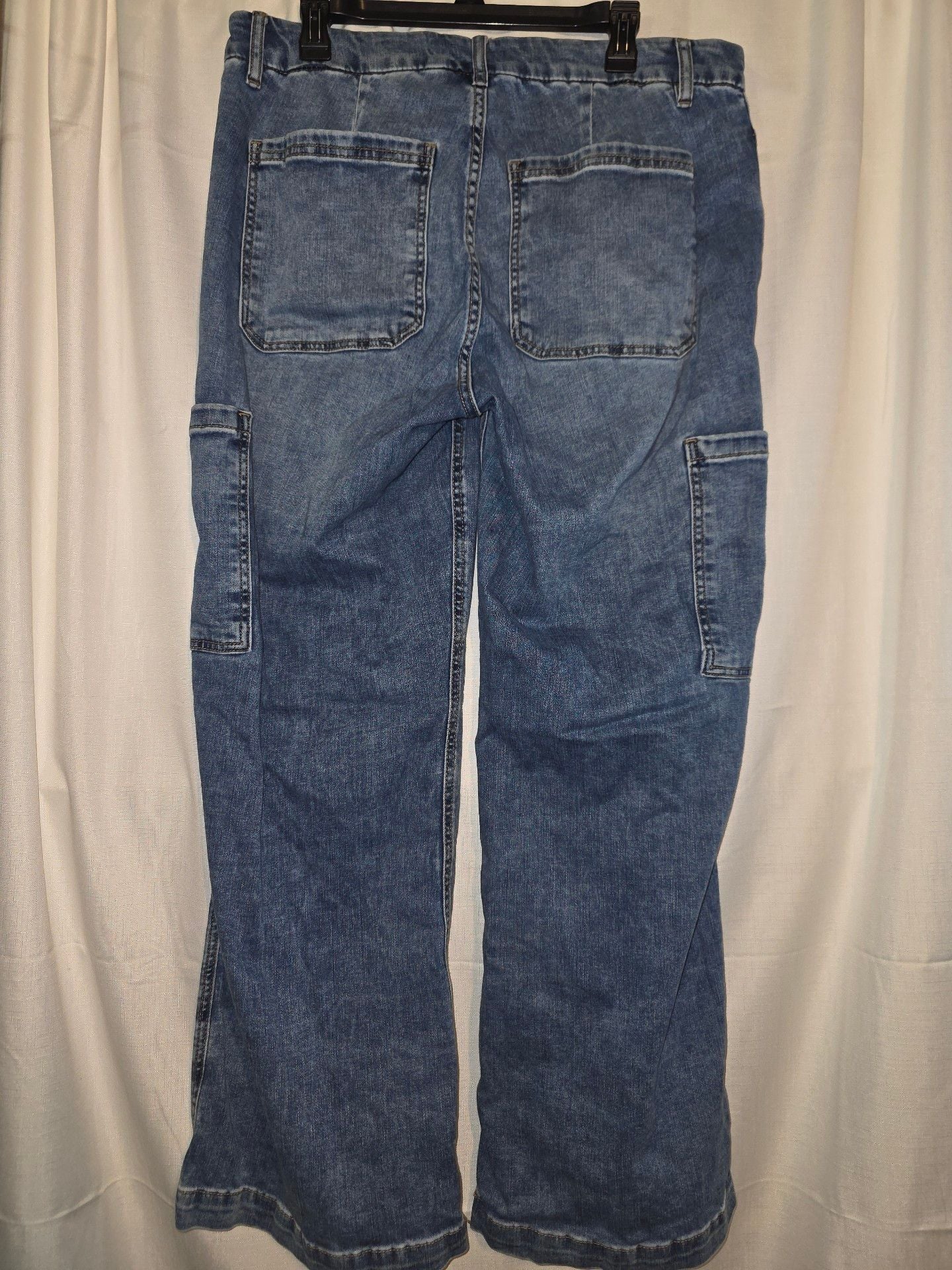KUT from the Kloth Jodi Fab Ab Wide Leg Jeans Size 14W 5