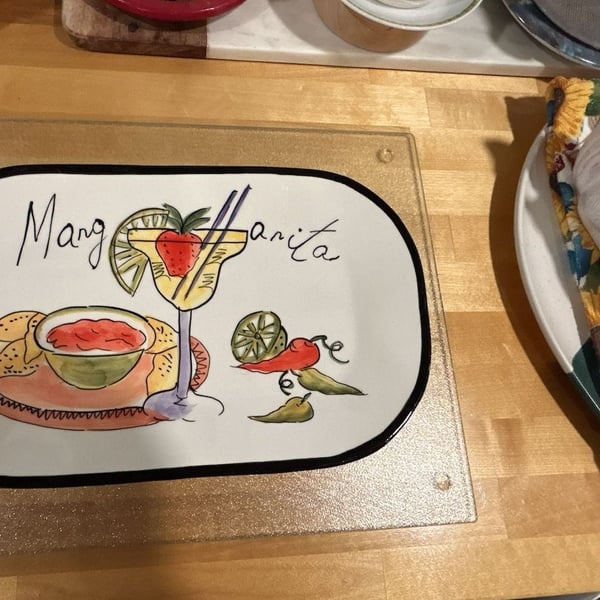 HausenWare Margarita Serving Tray 10 Inch Mary Jane Mitchell Design