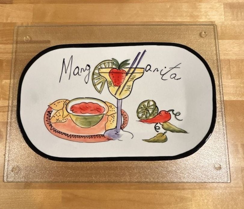 HausenWare Margarita Serving Tray 10 Inch Mary Jane Mitchell Design 2