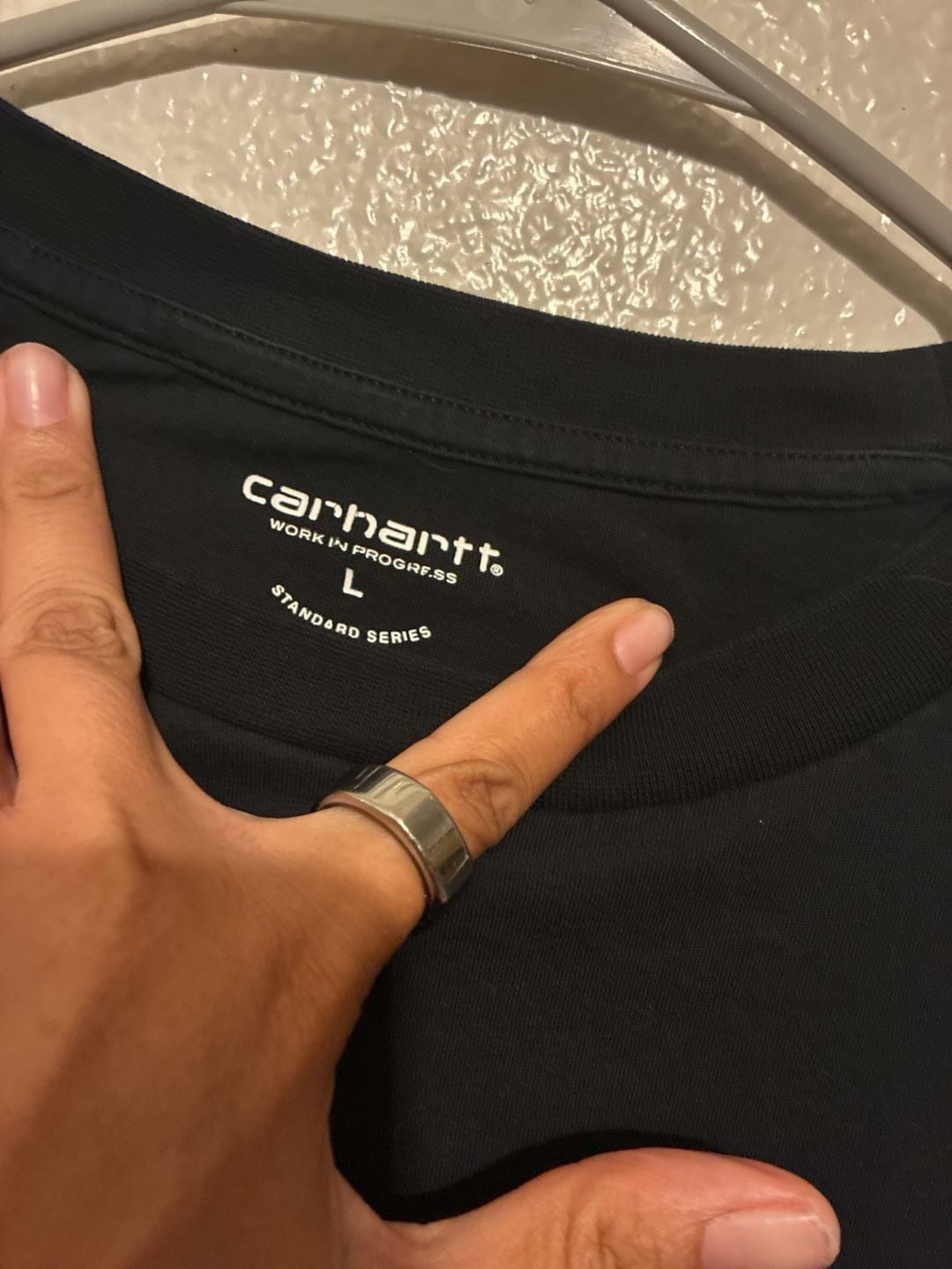 Carhartt WIP Standard Series T-Shirt Size L Black 4
