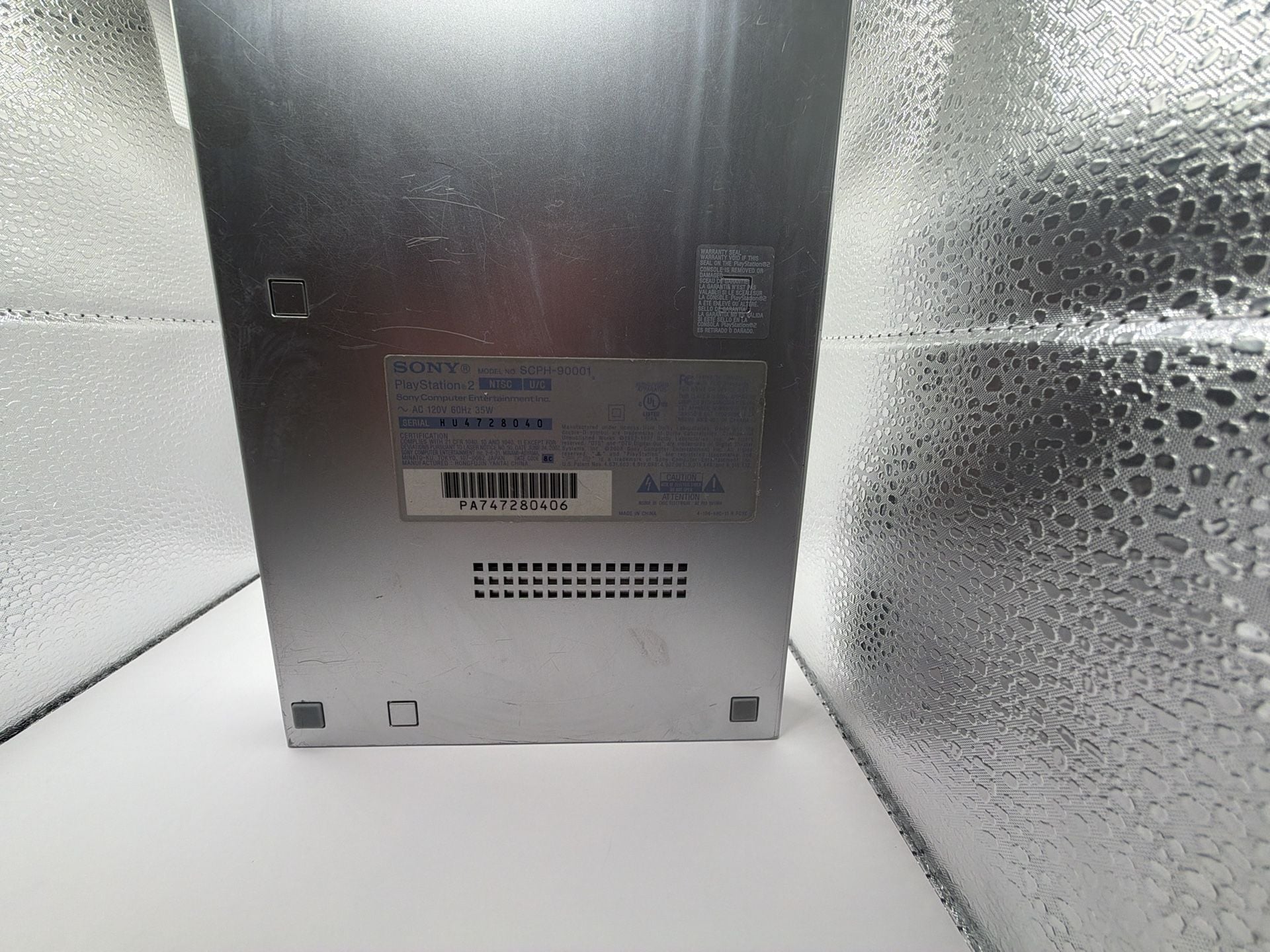 Sony PlayStation 2 Slim Console SCPH-90001 Satin Silver 4