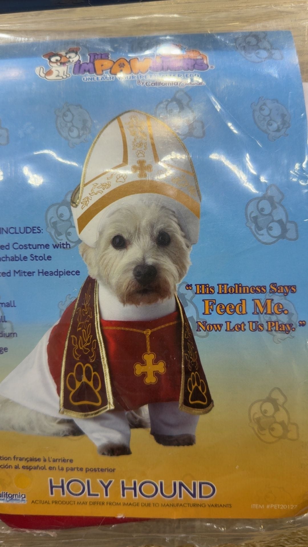 California Costumes Holy Hound Pet Costume Medium 1