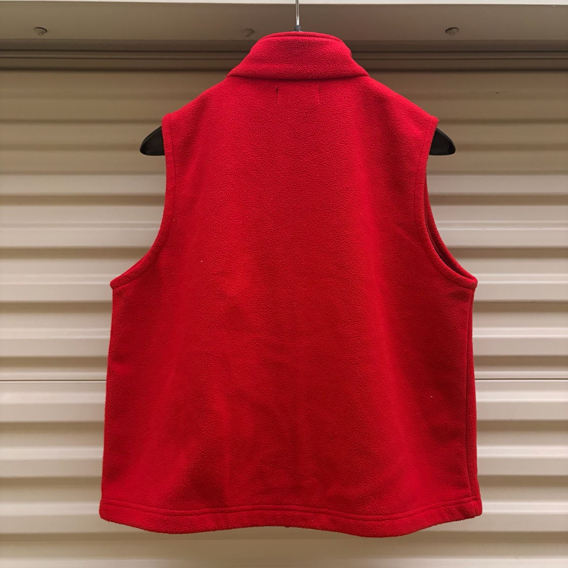 Charter Club Fleece Vest Size M Red Full Zip Pockets 4