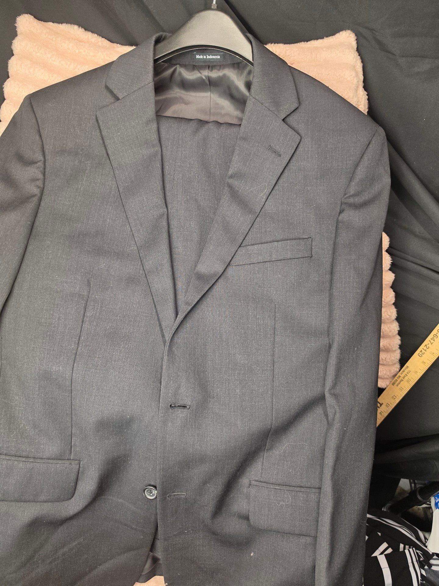 Pronto Uomo Platinum Suit Separates Size 36 Waist Charcoal Gray 1