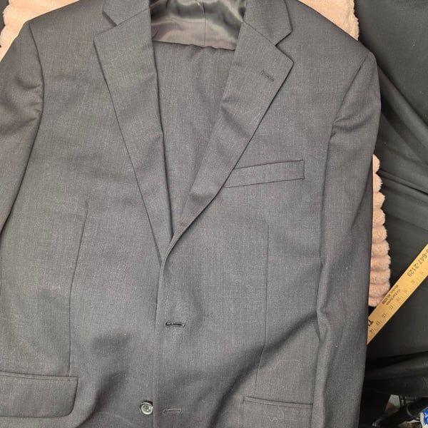 Pronto Uomo Platinum Suit Separates Size 36 Waist Charcoal Gray