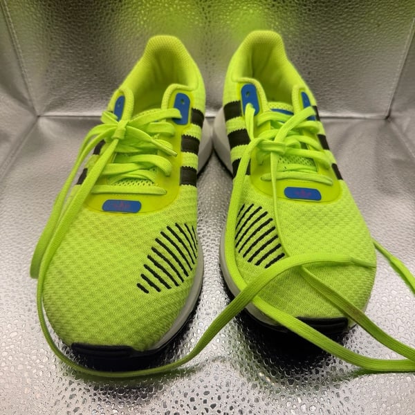 Adidas Swift Run Shoes Neon Yellow Black