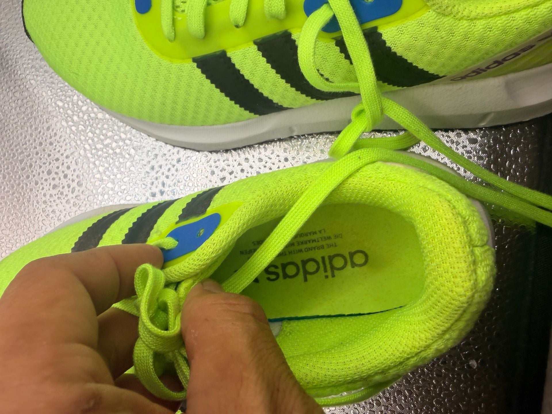 Adidas Swift Run Shoes Neon Yellow Black 8