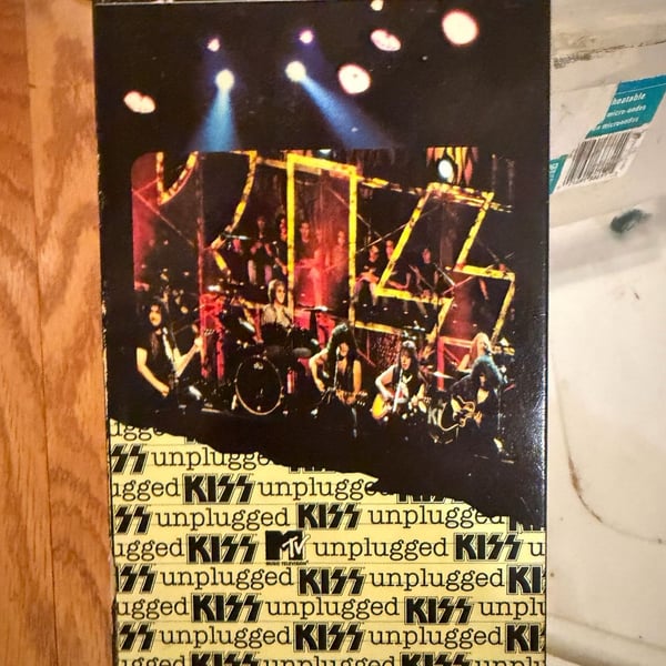 KISS MTV Unplugged VHS 1996 Concert Tape