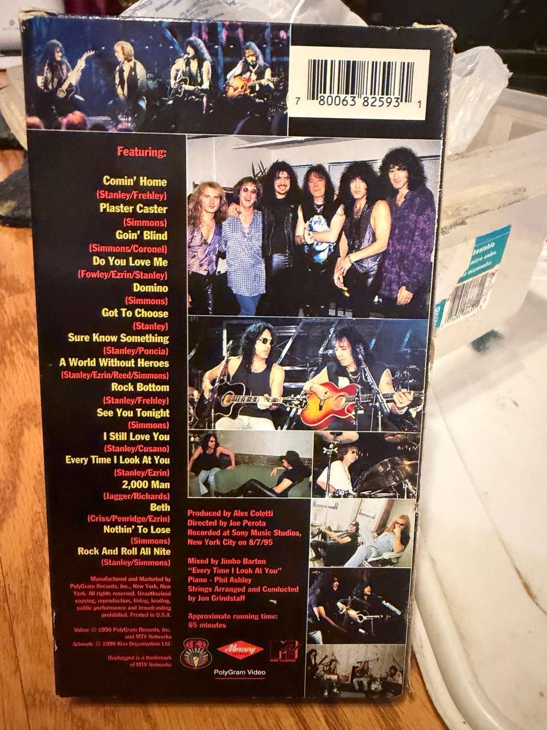 KISS MTV Unplugged VHS 1996 Concert Tape 2