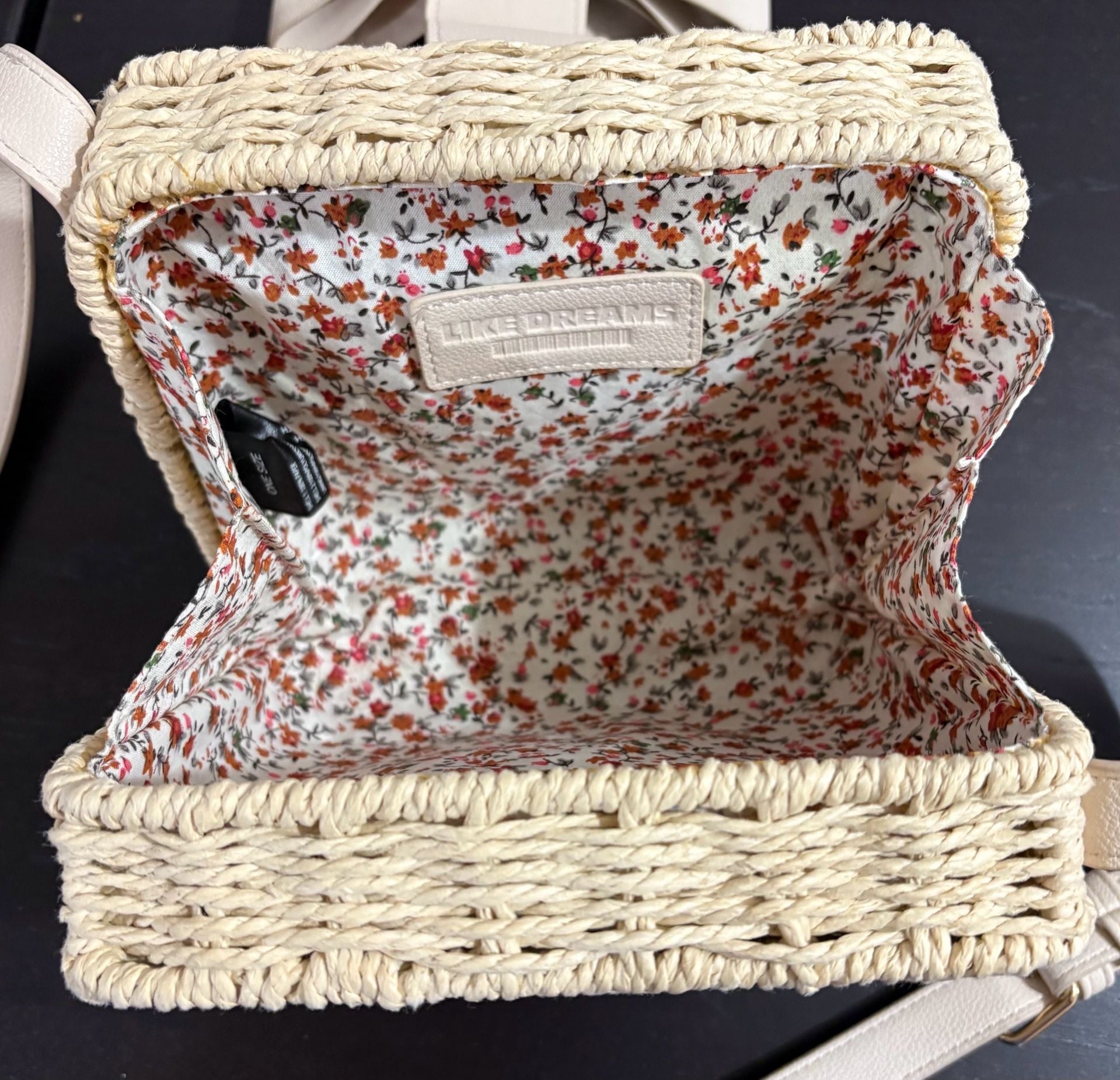Like Dreams Woven Straw Crossbody Bag 5