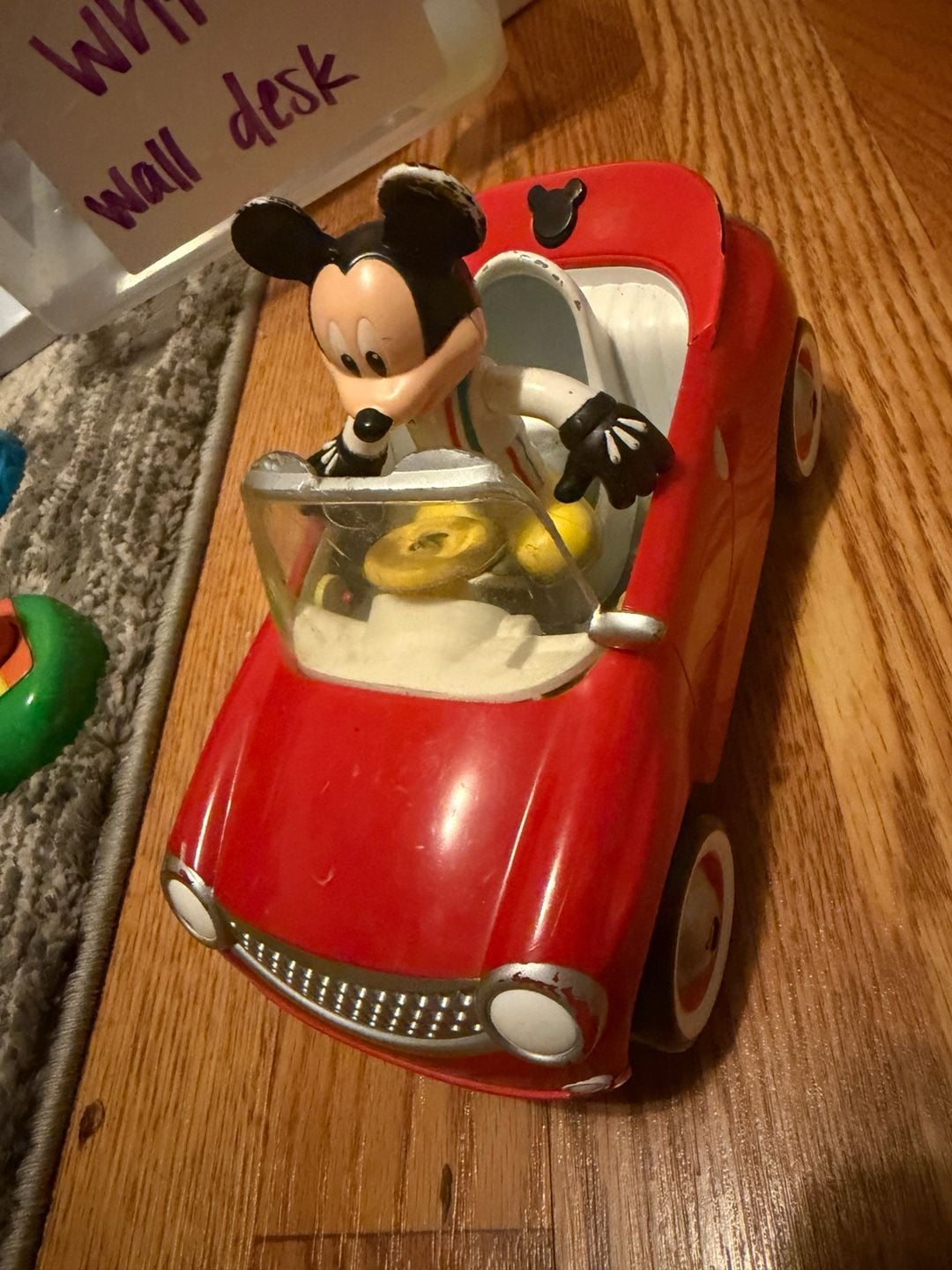 Disney Mickey Mouse Convertible Talking Cruiser Car Mattel 1