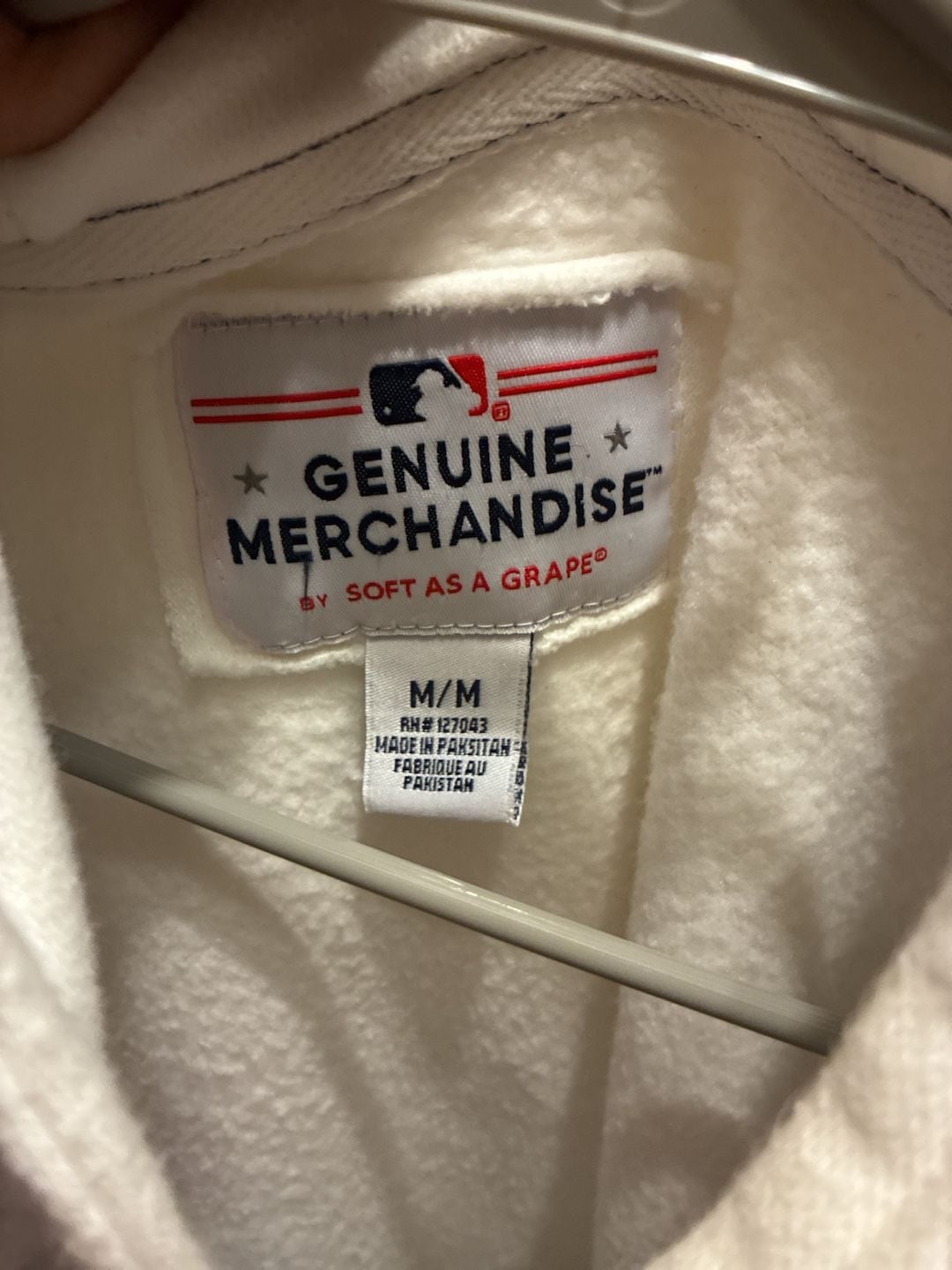 Genuine Merchandise Los Angeles Dodgers Hoodie Size M White 5