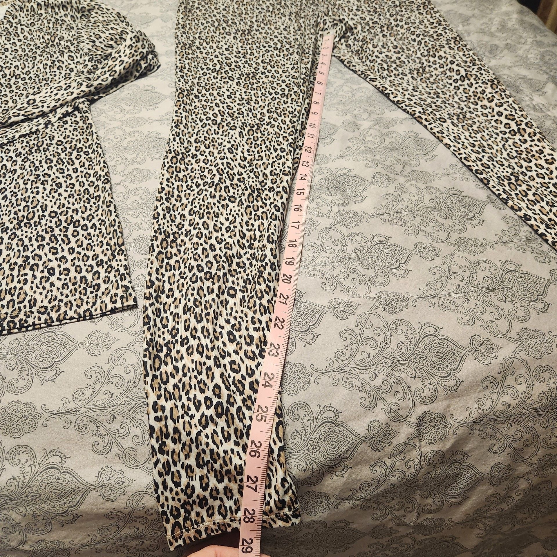 Cuddl Duds Animal Print Pajama Set 10