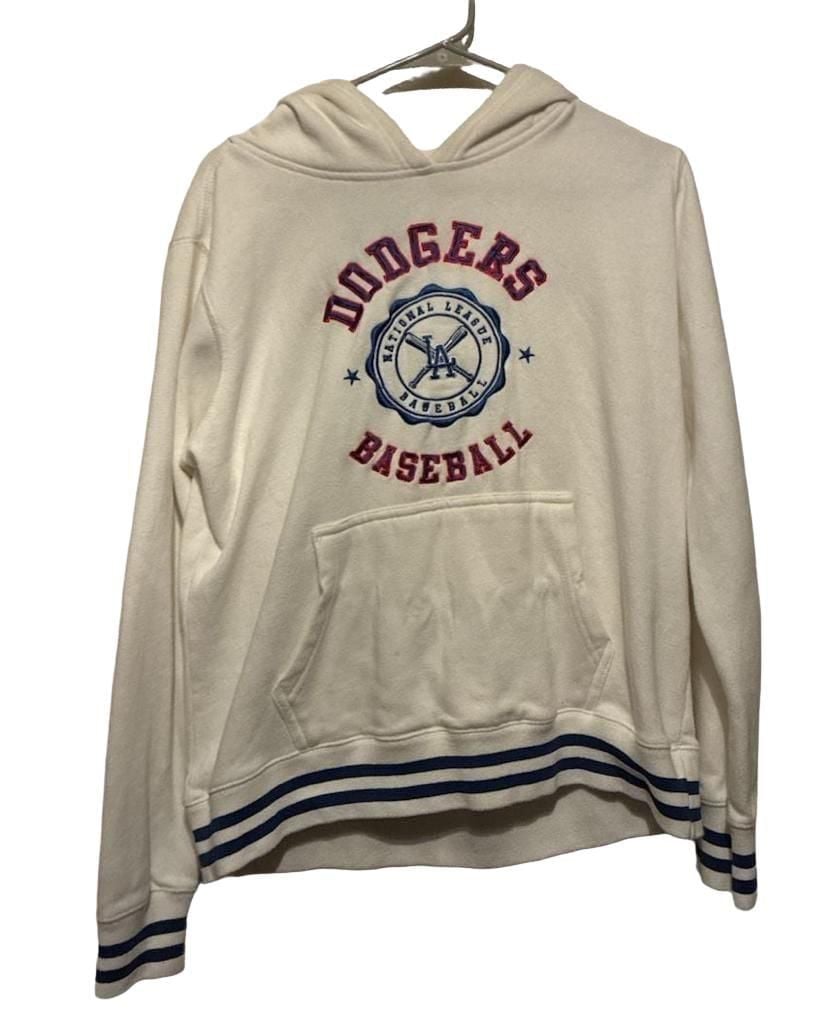Genuine Merchandise Los Angeles Dodgers Hoodie Size M White 2