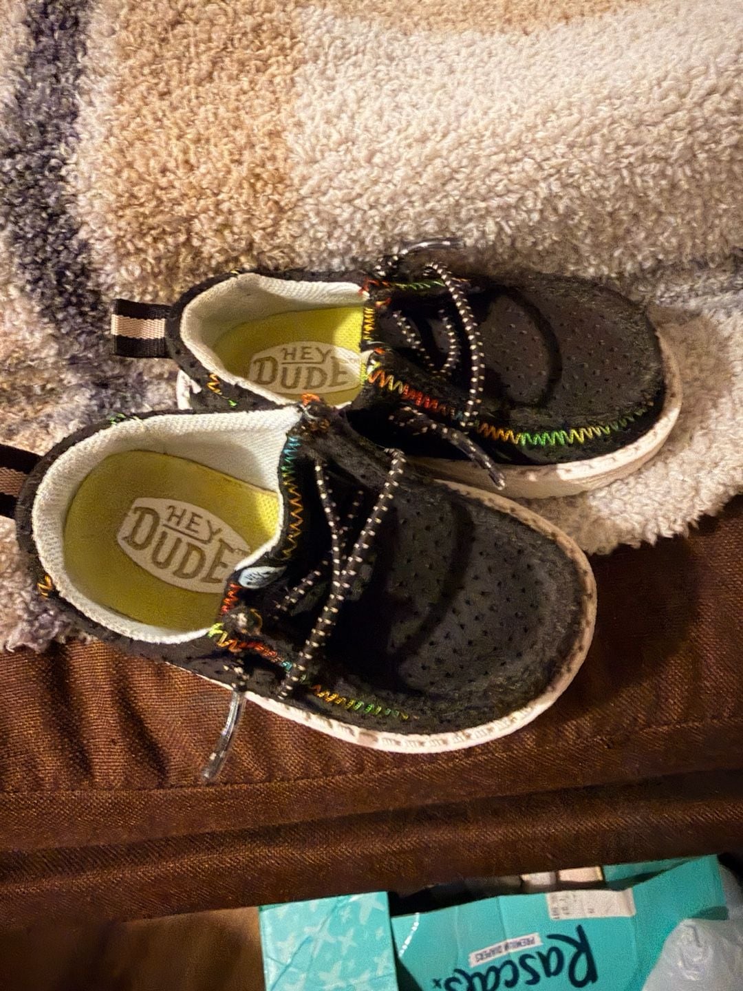 Hey Dude Toddler Shoes Black Slip On 2