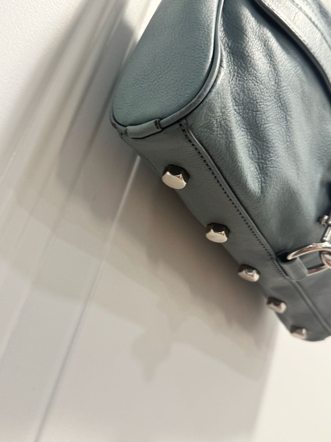 Rebecca Minkoff Crossbody Bag Size 11.5x9 Blue Leather Handbag 9