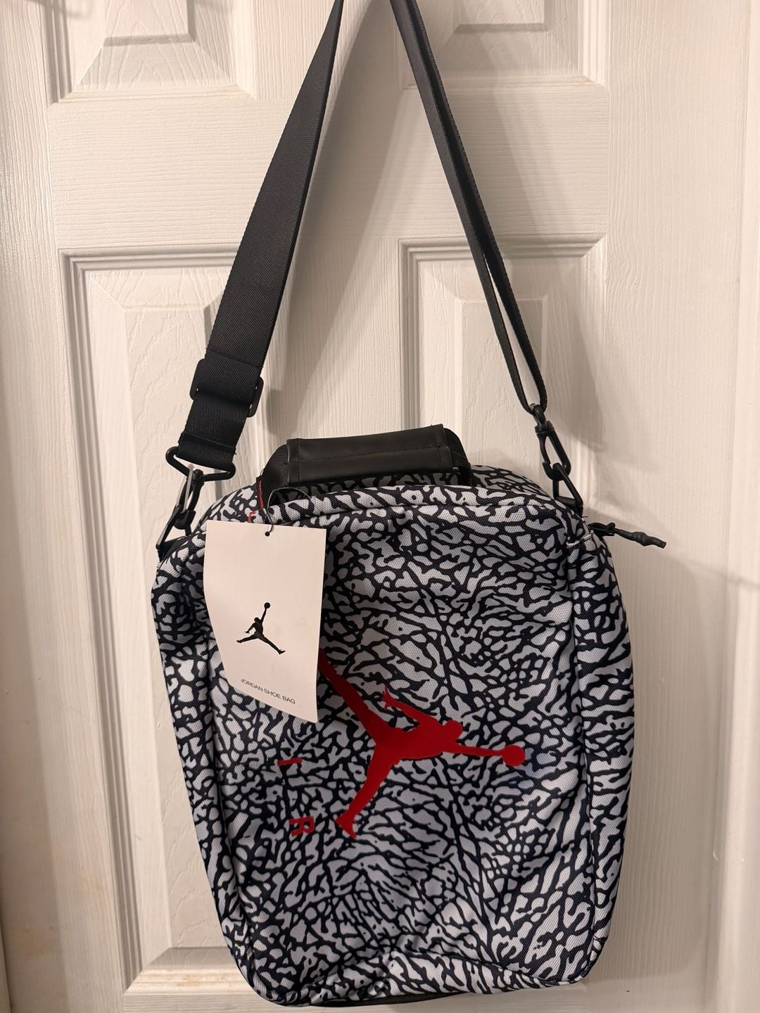 NEW Air Jordan Shoe Box Bag Large Size Logo Swoosh Elephant Print Retro NWT 2